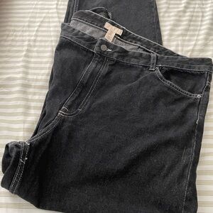 H&M Charcoal Denim Pants